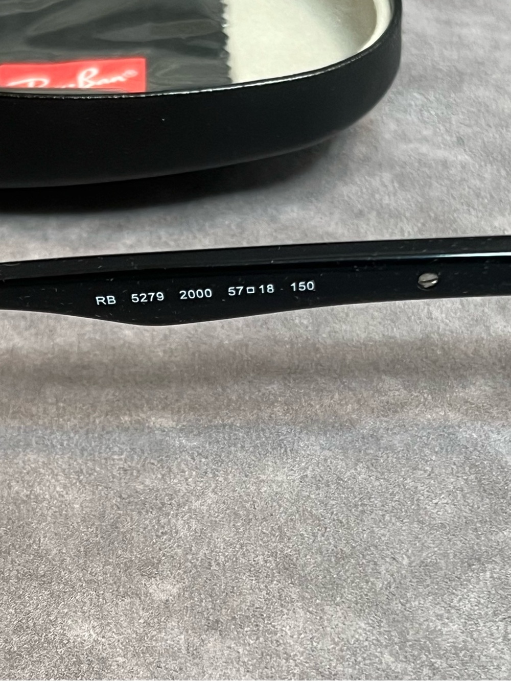 Ray-Ban Men's Black Rectangular Prescription Glasses - Picture 2 of 6
